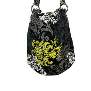 Vera Bradley‎ Women's Black and Yellow Shoulder Bag
